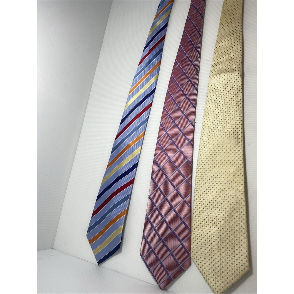 LOT: 3 SILK DESIGNER TIES ~ BIGLAND #1
